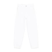 Dondup Vita Jeans för Kvinnor White, Dam