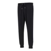 Sun68 Svart bomulls jogger med logobroderi Black, Herr