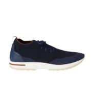 Loro Piana Blå Flexy Walk Sneaker, Ultra-lätt Blue, Herr