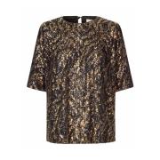 Masai Paljettopp & T-shirt Svart Black, Dam