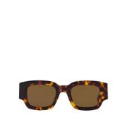 Ami Paris Brun Acetat solglasögon Brown, Unisex