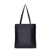 Proenza Schouler Svart Läder Split Tote Väska Black, Dam