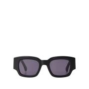 Ami Paris Svarta Acetat Solglasögon Black, Unisex