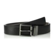 Armani Exchange Multifärgat Läderbälte Reversibelt Made in Italy Multi...