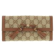 Gucci Vintage Pre-owned Canvas plnbcker Beige, Dam