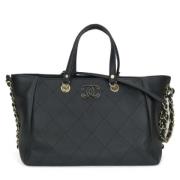 Chanel Vintage Pre-owned Laeder handvskor Black, Dam