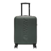 K-Way Grön Hardshell Resväska Medium Green, Unisex