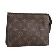 Louis Vuitton Vintage Pre-owned Canvas necessrer Brown, Dam