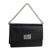 Furla Svart Crossbody Väska 1927 S Stil Black, Dam