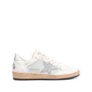 Golden Goose Vita Snörskor med Glitterdetaljer White, Dam