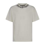 Palm Angels Logo Tee Shirts White, Herr