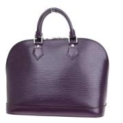 Louis Vuitton Vintage Pre-owned Laeder handvskor Purple, Dam