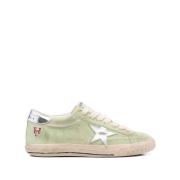 Golden Goose Sneakers med snøring og stjerneapplikasjon Beige, Herr