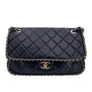 Chanel Vintage Pre-owned Laeder axelremsvskor Black, Dam