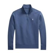 Ralph Lauren Blå sweatshirt med ståkrage Blue, Herr