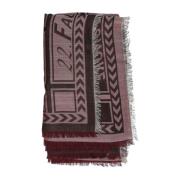 Lanvin Röda Scarves - Stilfull Kollektion Red, Unisex