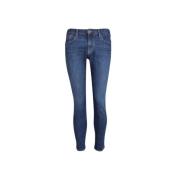 Emporio Armani Slim-fit 5 Fickor Jeans Blue, Herr