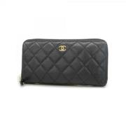 Chanel Vintage Pre-owned Laeder plnbcker Black, Dam