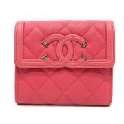 Chanel Vintage Pre-owned Laeder plnbcker Pink, Dam