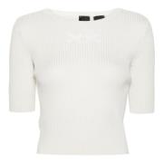 Pinko Biancaneve Tritone Stilfull Moderne Klänning White, Dam