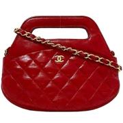 Chanel Vintage Pre-owned Laeder chanel-vskor Red, Dam