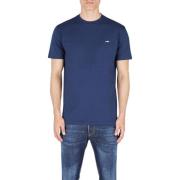 Dsquared2 Kortärmad Bomull Logo T-shirt Blue, Herr