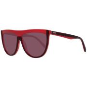 Emilio Pucci Burgundy Oval Solglasögon Gradient Linser Multicolor, Dam