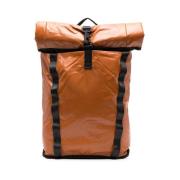 Rains Svart Vattentät Rolltop Ryggsäck Brown, Unisex