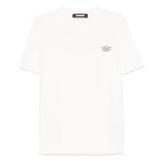 Barrow Off White Jersey T-Shirt White, Herr