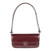 Tory Burch Spazzolato Axelväska Red, Dam