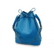 Louis Vuitton Vintage Pre-owned Tyg axelremsvskor Blue, Dam