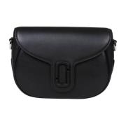 Marc Jacobs Svart Läder Axelväska Aw23 Black, Dam