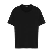 Dondup Svart Crew Neck T-shirts och Polos Black, Herr