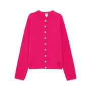 Ines De La Fressange Paris Rosa Broderad Kofta Pink, Dam