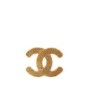 Chanel Vintage Pre-owned Guld chanel-smycken Yellow, Dam