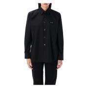 Comme des Garçons Svart Hjärta Skjorta Aw24 Black, Dam