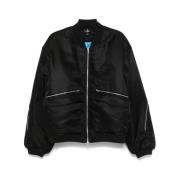 Represent Svart Twill Baseball Jacka Black, Herr