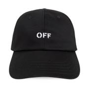 Off White Basebollkeps Black, Herr