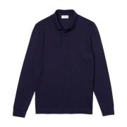 Lacoste Stretch Piqué Polo Smart Paris Blue, Herr