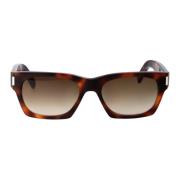 Saint Laurent Stiliga solglasögon SL 402 Brown, Unisex