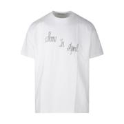 Our Legacy Vit Ronja Print Box T-Shirt White, Herr