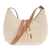 Furla Naturlig Brandy Goccia S Handväska Beige, Dam