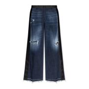 Dsquared2 Jeans med vida ben Blue, Dam