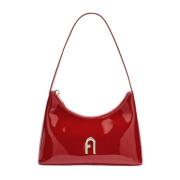 Furla Diamant Skulderväska Mini Red, Dam