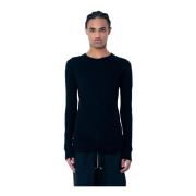 Rick Owens Lager Long Sleeve Crewneck T-shirt Black, Herr