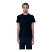 Rick Owens Kortärmad Bomull T-shirt Crewneck Black, Herr