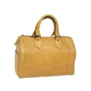 Louis Vuitton Vintage Pre-owned Laeder handvskor Yellow, Dam