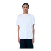 Y-3 Logo Print Crewneck T-Shirt White, Herr