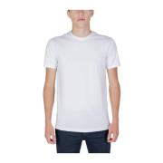 Armani Exchange Vår/Sommar Bomullsblandad T-shirt White, Herr