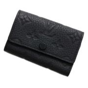 Louis Vuitton Vintage Pre-owned Tyg nyckelhllare Black, Dam